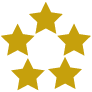 Five stars icon